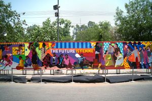 Aravani Art Project, _The Future is Femme_. India Art Fair, New Delhi (28 April–1 May 2022). Courtesy © India Art Fair.